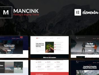 Mancink - Fishing & Angling WordPress Teması
