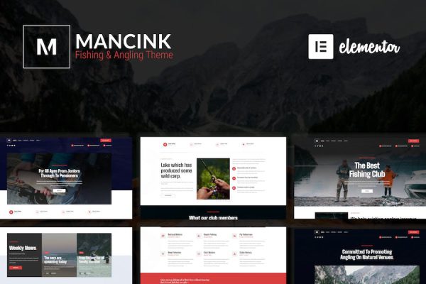 Mancink - Fishing & Angling WordPress Teması