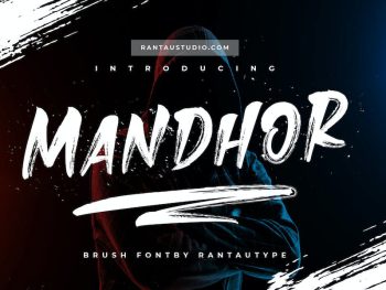 Mandhor Brush Font Yazı Tipi