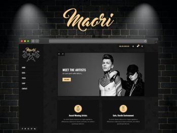 Maori - Tattoo Studio WordPress Teması