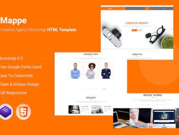 Mappe - Creative Agency Bootstrap Html Template Yazı Tipi