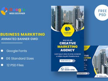 Marketing Agency Animated Banner Google Web Design Yazı Tipi