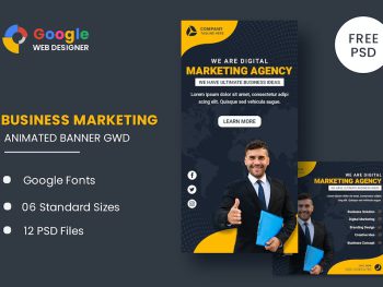 Marketing Agency Google Adwords Banner Animated Yazı Tipi