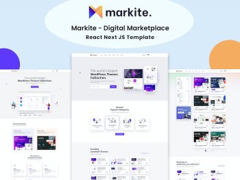 Markit - Digital Marketplace React Next JS Yazı Tipi