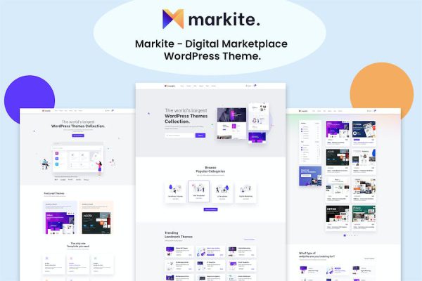 Markite - Digital Marketplace WordPress Teması