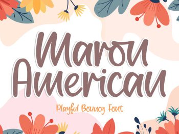 Maron American Yazı Tipi