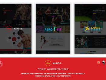 Maruthi Fitness - Fitness Center WordPress Teması