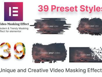 Masking Video addon for Elementor WordPress Eklentisi