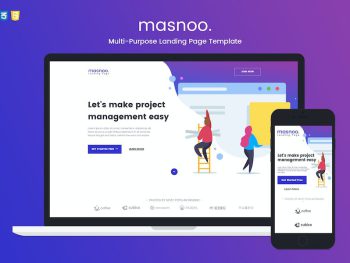 Masnoo — Multipurpose Landing Page Template Yazı Tipi