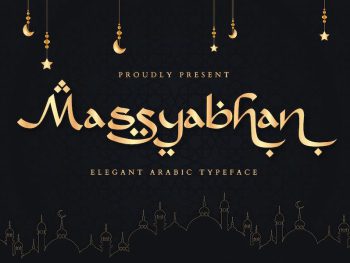 Massyabhan Elegant Arabic Business Font Yazı Tipi