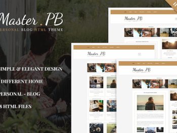 Master PB - Personal Blog HTML Template Yazı Tipi