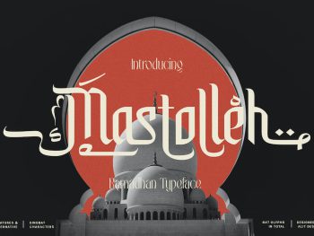 Mastolleh Ramadan Typeface Yazı Tipi