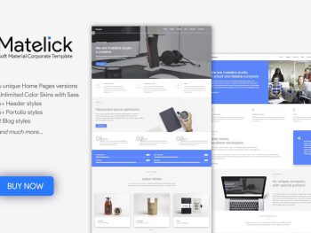 Matelick - Soft Material Corporate HTML Template Yazı Tipi