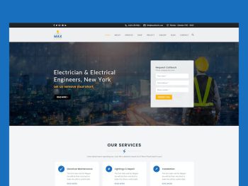 Max Electric - Electrician HTML Template Yazı Tipi