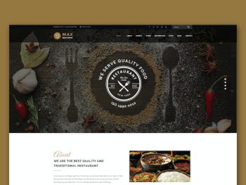 Max Restaurant - Responsive HTML Template Yazı Tipi