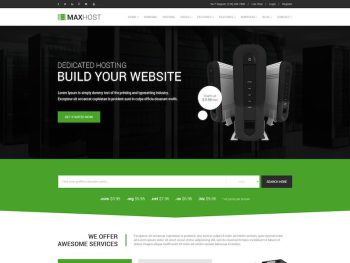 MaxHost - Professional Web Hosting Template Yazı Tipi