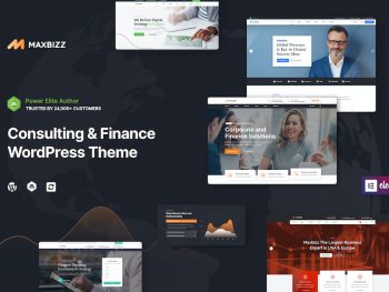 Maxbizz - Consulting & Financial Elementor WP WordPress Teması