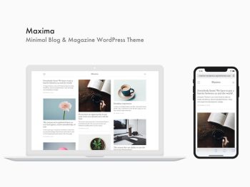 Maxima - Minimal Blog & Magazine WordPress Teması