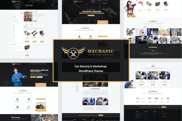 Mechanic - Car Service & Repair WordPress Teması