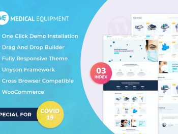 Medical Equipment - eCommerce WordPress Teması