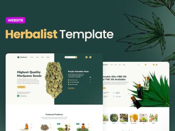Medical Marijuana Store Website Template Yazı Tipi
