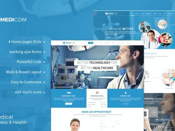 Medicom - Medical & Health Template Yazı Tipi