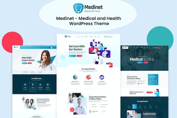 Medinet - Medical and Health WordPress Teması