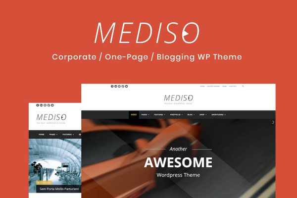 Mediso - Corporate / One-Page Theme WordPress Teması