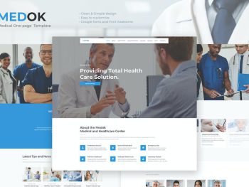 Medoc - Medical & Health One Page Template Yazı Tipi