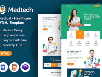 Medtech | HTML Template Yazı Tipi