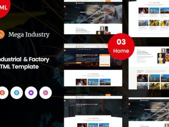 Mega Industry - Industry & Factory Template Yazı Tipi