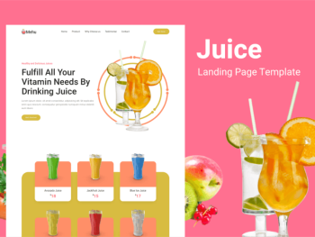 Mehu - Juice Landing Page Template Yazı Tipi