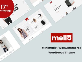 Mella - Minimalist WooCommerce WordPress Teması