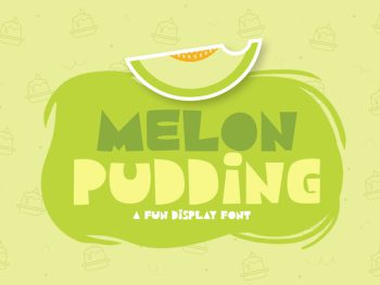 Melon Pudding Yazı Tipi