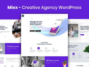 Miex - Creative Agency WordPress Teması