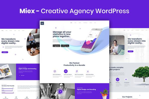 Miex - Creative Agency WordPress Teması