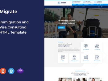 Migrate – Immigration and Visa Consulting Template Yazı Tipi