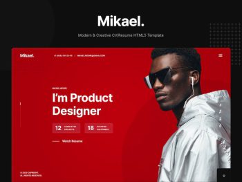 Mikael - Modern & Creative CV/Resume Template Yazı Tipi