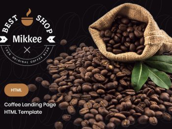 Mikkee - Coffee Landing Page HTML Template Yazı Tipi