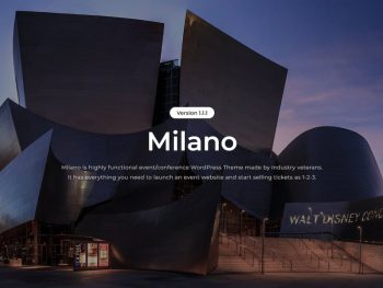 Milano - Event & Conference WordPress Teması