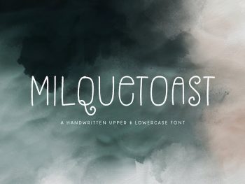 Milquetoast Typeface Yazı Tipi