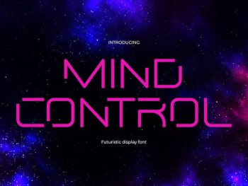 Mind Control - Futuristic Tech Font Yazı Tipi