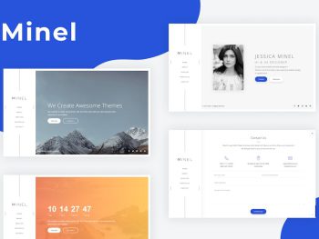 Minel - Responsive Minimal Site Template Yazı Tipi