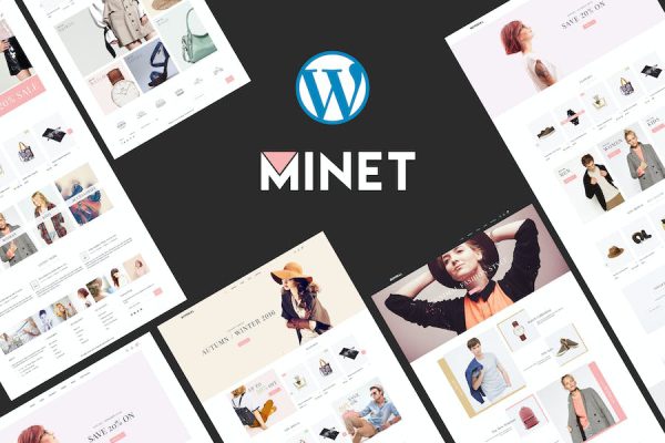 Minet - Minimalist eCommerce WordPress Teması