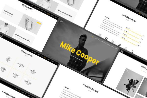 Mini - Personal Portfolio WordPress Teması