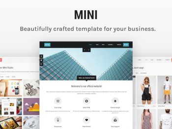 Mini - Unique HTML5 Template Yazı Tipi