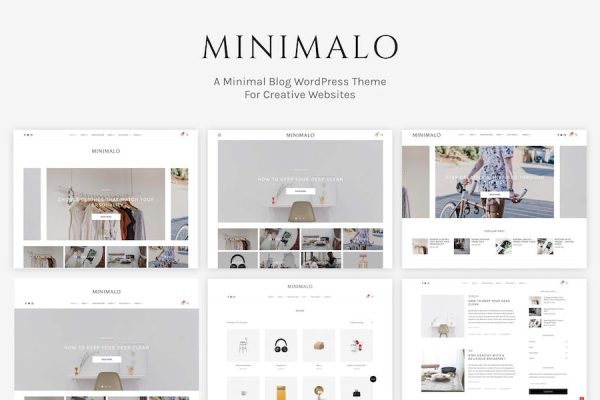 Minimalo - A Minimal Blog WordPress Teması