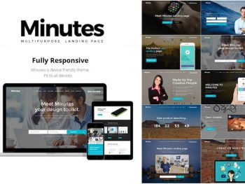 Minutes - Responsive Bootstrap Landing Page Yazı Tipi