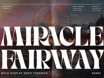 Miracle Fairway Yazı Tipi