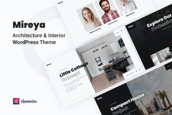 Mireya - Interior Design Elementor WordPress Teması